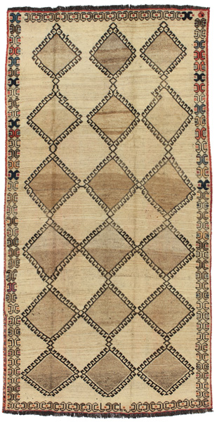 Qashqai - Gabbeh Персийски връзван килим 294x150