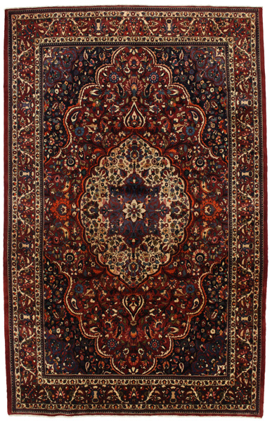 Bakhtiari Персийски връзван килим 412x257