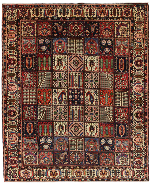 Bakhtiari - Garden Персийски връзван килим 386x318