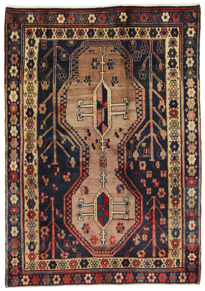 Afshar - Qashqai Персийски връзван килим 185x130