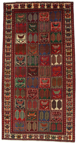Bakhtiari Персийски връзван килим 280x143