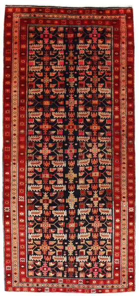 Bakhtiari Персийски връзван килим 303x138