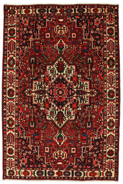 Bakhtiari Персийски връзван килим 304x200