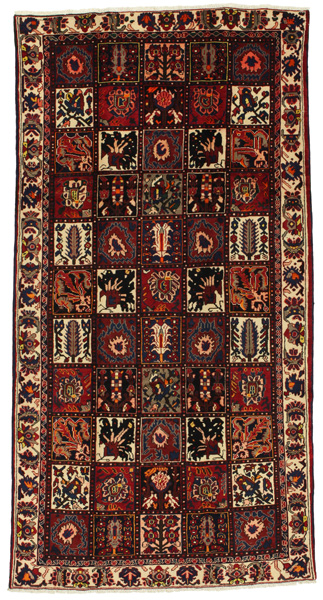 Bakhtiari Персийски връзван килим 299x157
