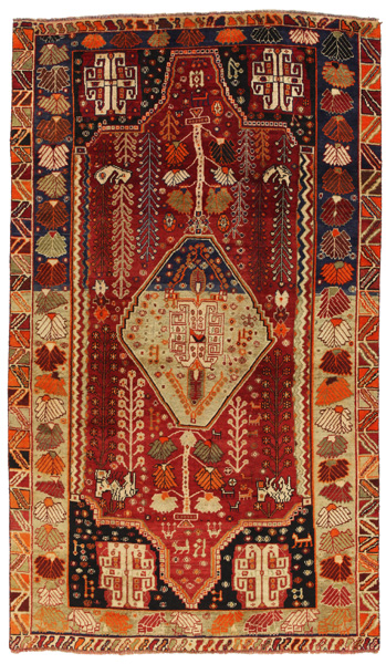 Qashqai - Shiraz Персийски връзван килим 257x150