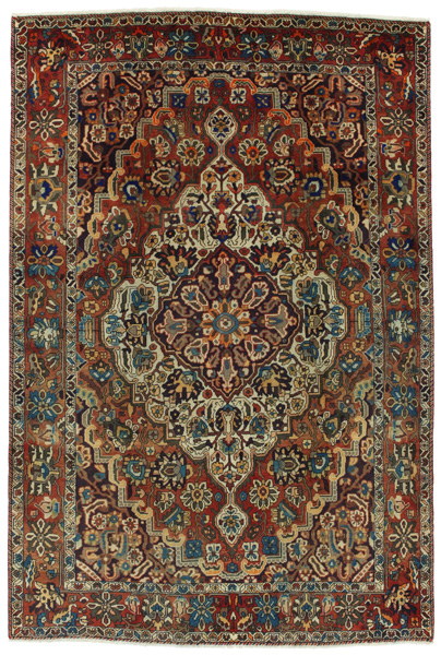 Bakhtiari Персийски връзван килим 303x206