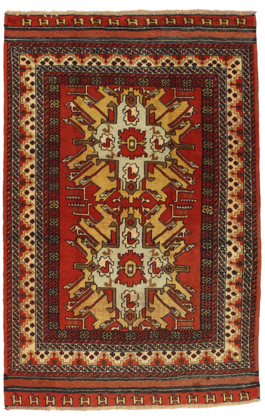 Lori - Qashqai Персийски връзван килим 204x134