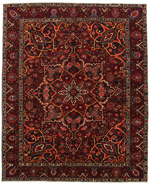 Bakhtiari Персийски връзван килим 374x307