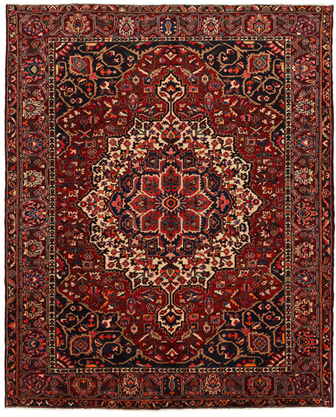 Bakhtiari Персийски връзван килим 383x307