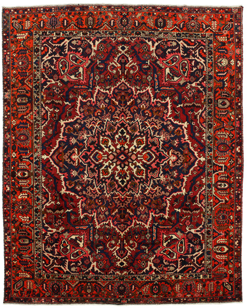 Bakhtiari Персийски връзван килим 380x298