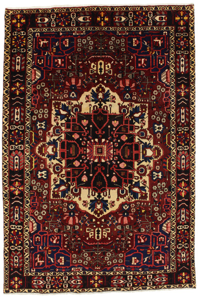 Bakhtiari Персийски връзван килим 304x203