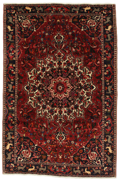 Bakhtiari Персийски връзван килим 312x205