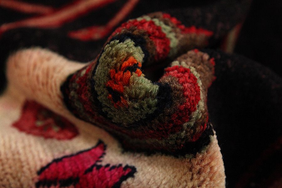 Koliai - Kurdi Персийски връзван килим 304x150 - Снимка 6