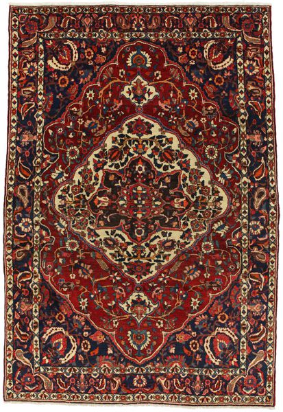 Bakhtiari Персийски връзван килим 312x209