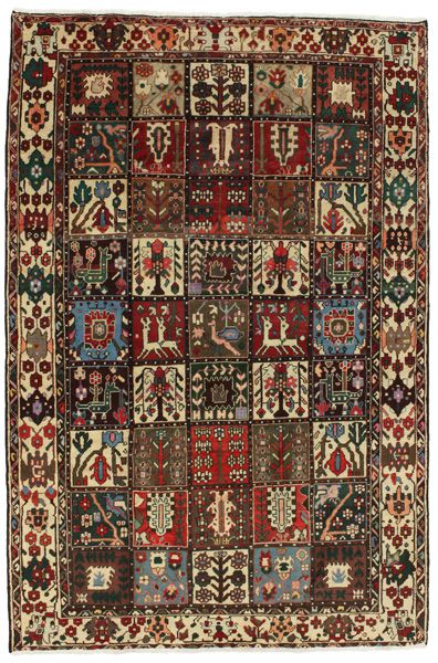 Bakhtiari Персийски връзван килим 244x160