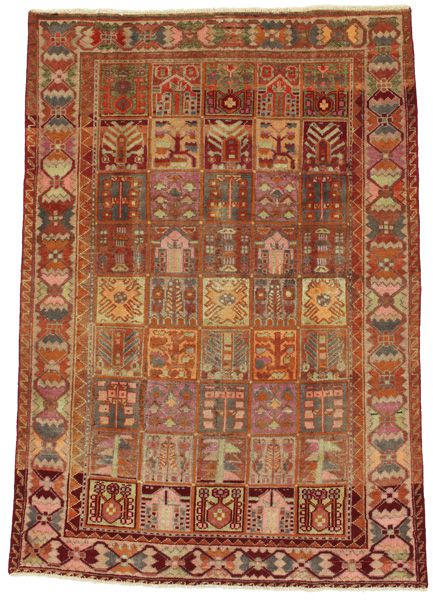 Bakhtiari - old Персийски връзван килим 272x190