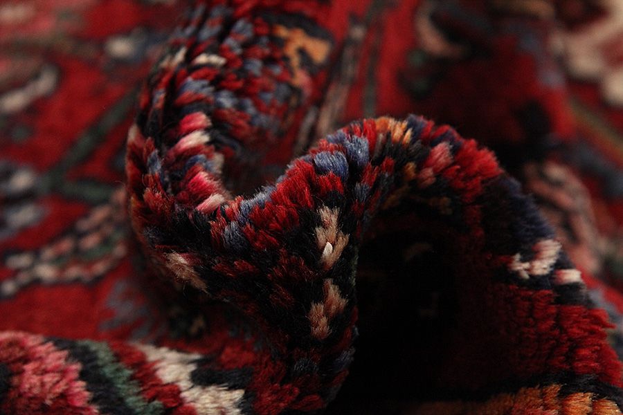 Borchalou - Hamadan Персийски връзван килим 315x213 - Снимка 6