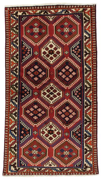 Bakhtiari Персийски връзван килим 223x122