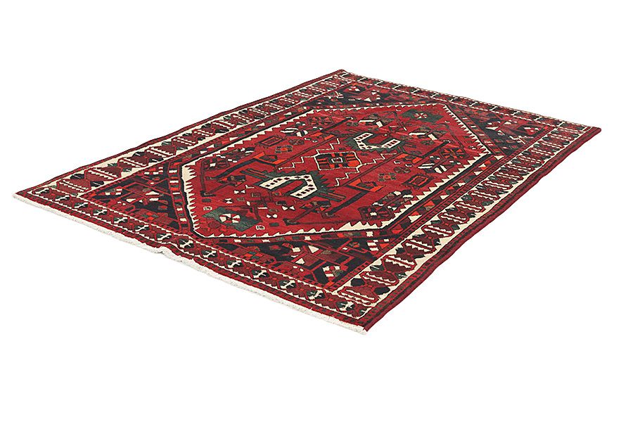 Zanjan - Hamadan Персийски връзван килим 215x154 - Снимка 2
