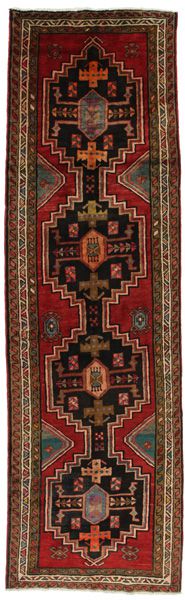 Bakhtiari - old Персийски връзван килим 392x116
