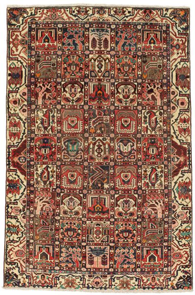 Bakhtiari - old Персийски връзван килим 285x186