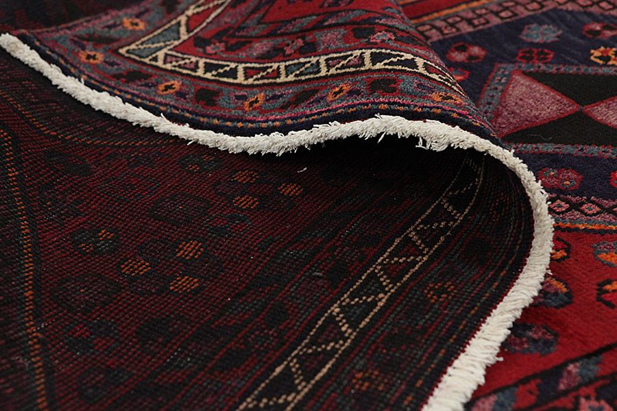 Afshar - Sirjan Персийски връзван килим 236x148 - Снимка 4