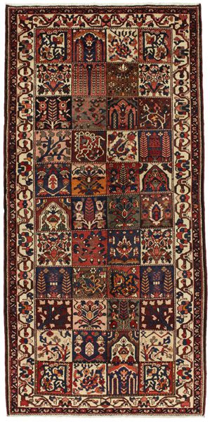 Bakhtiari - Garden Персийски връзван килим 334x162