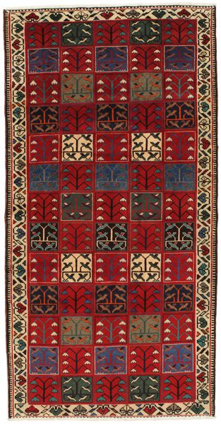 Bakhtiari Персийски връзван килим 296x151