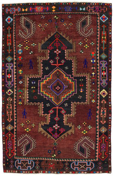 Lori - Bakhtiari Персийски връзван килим 241x153