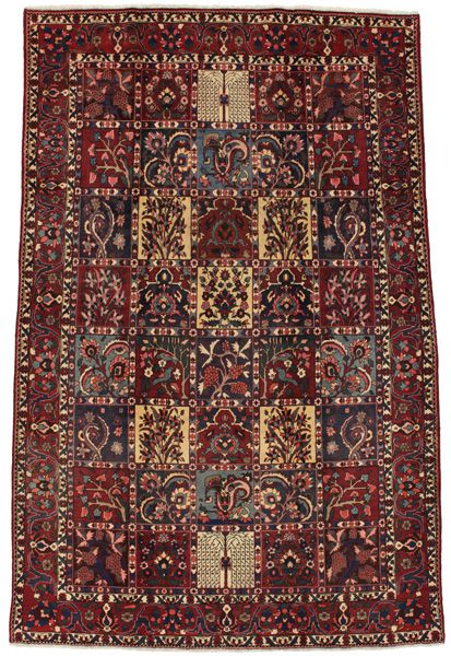 Bakhtiari - old Персийски връзван килим 312x202
