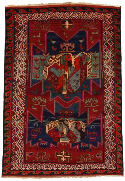 Bakhtiari - Qashqai Персийски връзван килим 230x162