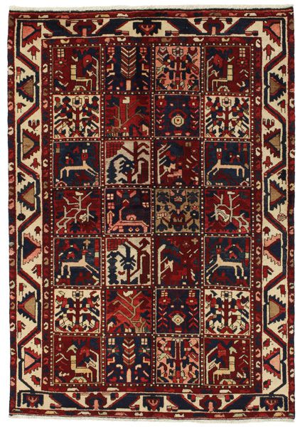 Bakhtiari Персийски връзван килим 204x142
