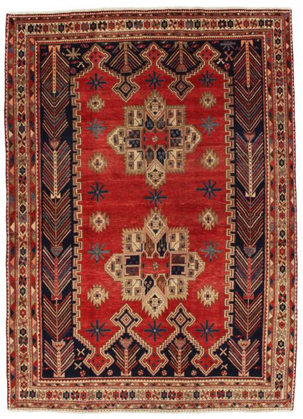 Afshar - old Персийски връзван килим 220x157