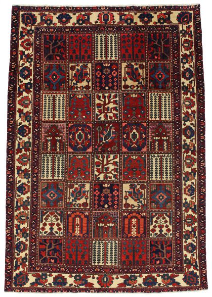 Bakhtiari - Garden Персийски връзван килим 302x205