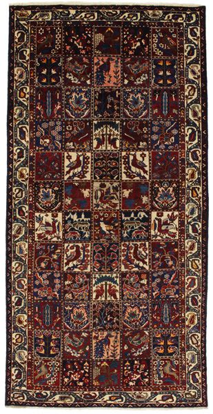 Bakhtiari Персийски връзван килим 330x162