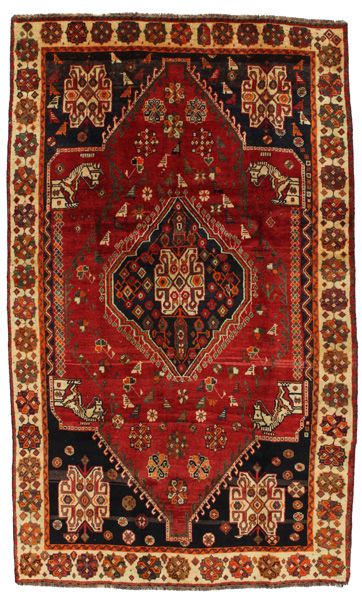 Qashqai - Shiraz Персийски връзван килим 250x148