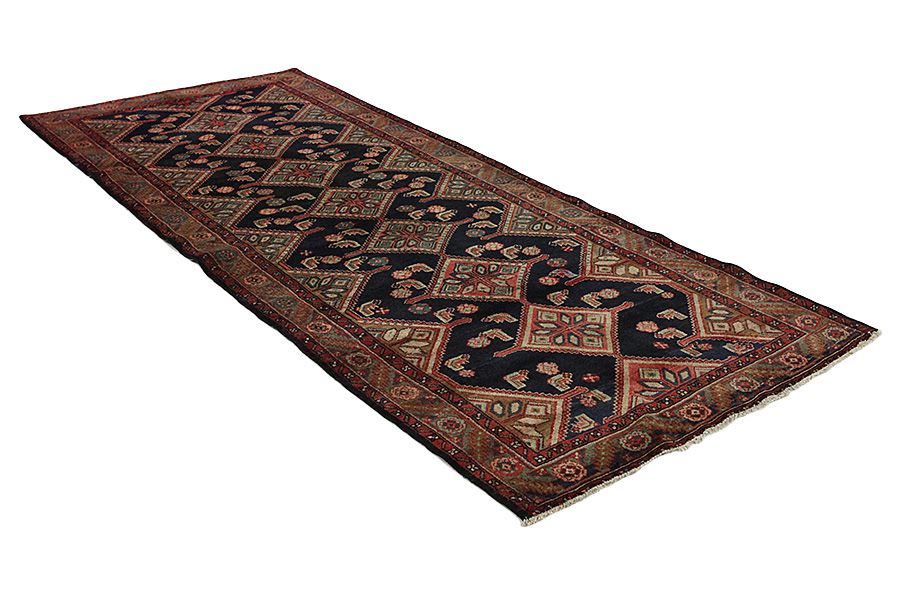 Enjelas - Hamadan Персийски връзван килим 293x123 - Снимка 1