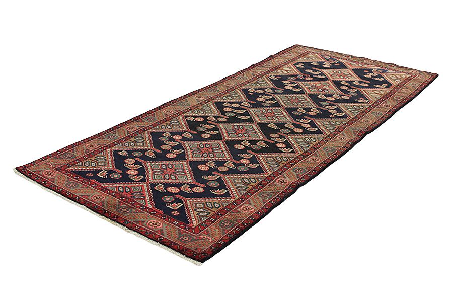 Enjelas - Hamadan Персийски връзван килим 293x123 - Снимка 2
