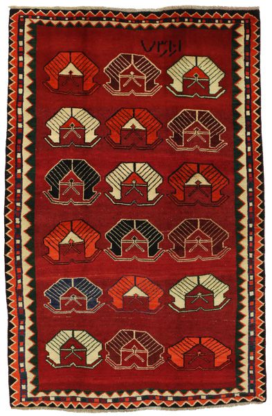 Qashqai - Gabbeh Персийски връзван килим 210x138