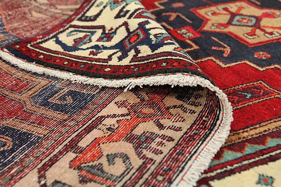 Tuyserkan - Hamadan Персийски връзван килим 235x130 - Снимка 4