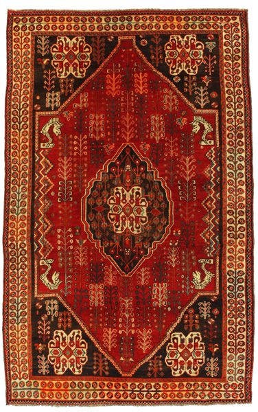 Qashqai - Shiraz Персийски връзван килим 243x154