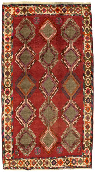 Yalameh - Qashqai Персийски връзван килим 275x150