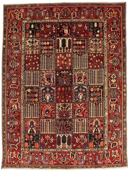 Bakhtiari - Garden Персийски връзван килим 356x270