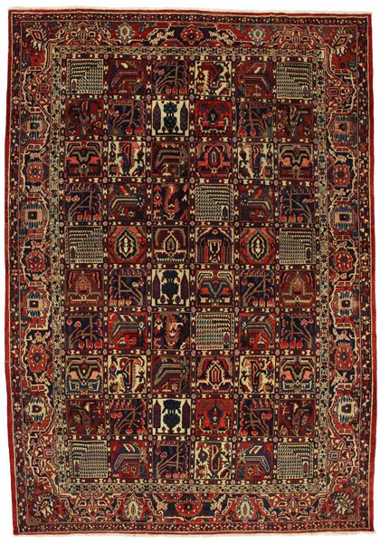 Bakhtiari Персийски връзван килим 370x260
