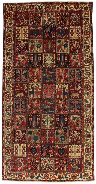 Bakhtiari Персийски връзван килим 305x155