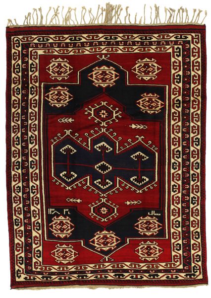 Lori - Qashqai Персийски връзван килим 219x165