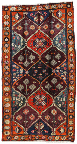Bakhtiari Персийски връзван килим 233x127