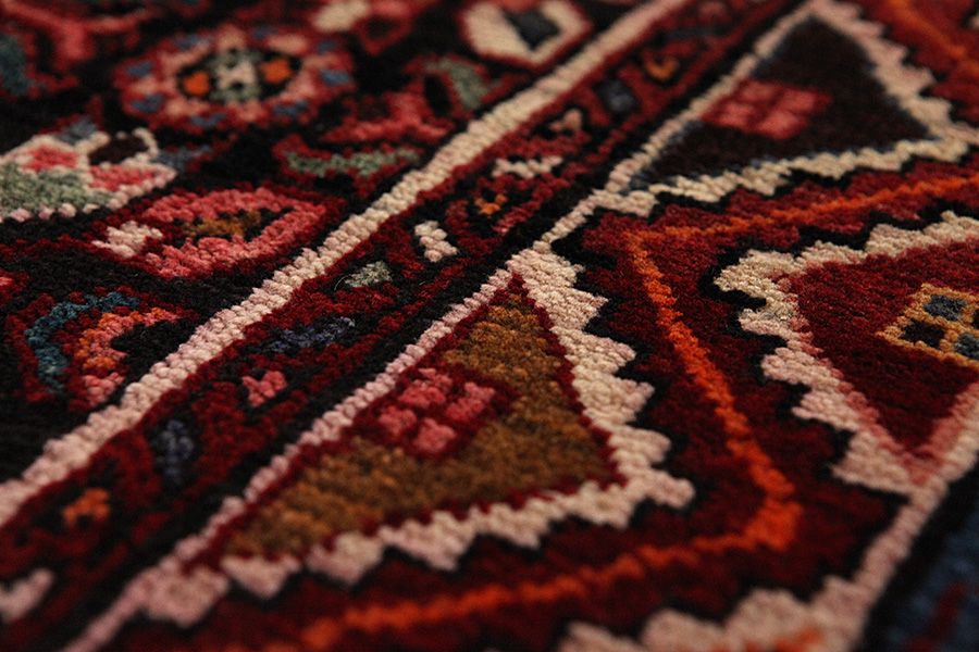 Farahan - Sarouk Персийски връзван килим 430x105 - Снимка 8