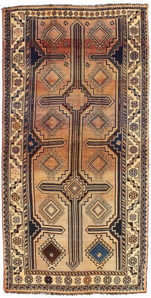 Qashqai - Shiraz Персийски връзван килим 276x137