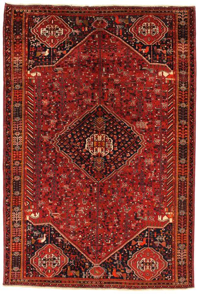 Qashqai - Shiraz Персийски връзван килим 295x198